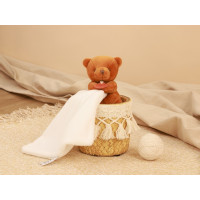 Doudou Můj malý medvídek 10 cm oranžový