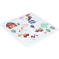 ECOTOYS Pěnové puzzle Farma s okraji