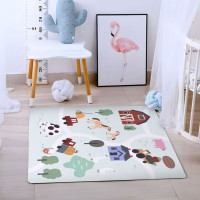 ECOTOYS Pěnové puzzle Farma s okraji