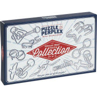 PROFESSOR PUZZLE Puzzle & Perplex: Sada kovových hlavolamů 10v1