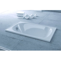 SMAVIT Smaltovaná vana 105x70cm, bílá V105X70P