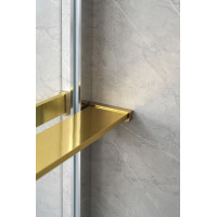 Sapho Police na walk-in zástěnu, 142cm, zlato mat EG1446