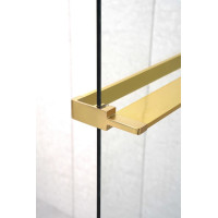 Sapho Police na walk-in zástěnu, 142cm, zlato mat EG1446