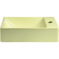 Sapho MARGITHA keramické umývátko 38x22cm, otvor pro baterii vpravo, pistáciová MGT38223