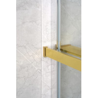 Sapho Police na walk-in zástěnu, 142cm, zlato mat EG1446