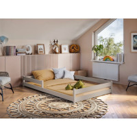 Dětská Montessori postel z masivu borovice ALICE - 200x120 cm - KAŠMÍROVÁ