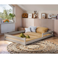 Dětská Montessori postel z masivu borovice ALICE - 200x120 cm - KAŠMÍROVÁ