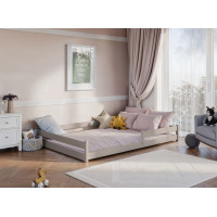 Dětská Montessori postel z masivu borovice ALICE - 200x140 cm - KAŠMÍROVÁ