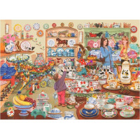 HOP Puzzle Býci v obchodě s porcelánem 1000 dílků