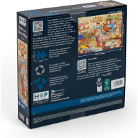 HOP Puzzle Býci v obchodě s porcelánem 1000 dílků