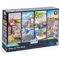 HOP Puzzle Dny v přístavu 4x500 dílků