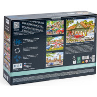 HOP Puzzle Hezký den na projížďku 4x500 dílků