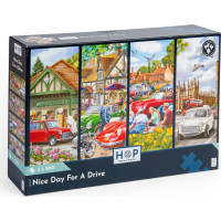 HOP Puzzle Hezký den na projížďku 4x500 dílků
