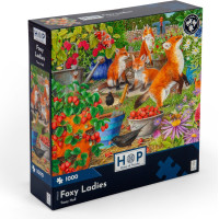 HOP Puzzle Liščí dámy 1000 dílků
