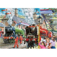 HOP Puzzle Odjezd vlaků 1000 dílků
