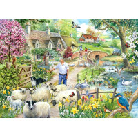 HOP Puzzle Pastýřská ulička 1000 dílků