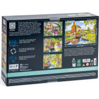 HOP Puzzle Plavba po vodních kanálech 4x500 dílků