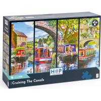 HOP Puzzle Plavba po vodních kanálech 4x500 dílků