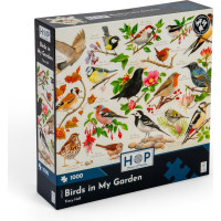 HOP Puzzle Ptáci v zahradě 1000 dílků