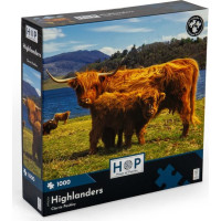 HOP Puzzle Skotský náhorní skot 1000 dílků