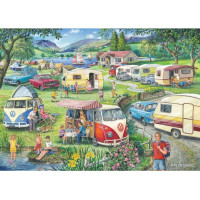 HOP Puzzle Šťastné prázdniny 1000 dílků