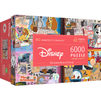 TREFL Puzzle UFT Velká kniha Disney 6000 dílků