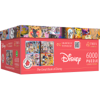 TREFL Puzzle UFT Velká kniha Disney 6000 dílků