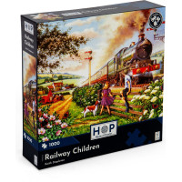 HOP Puzzle Železniční děti 1000 dílků