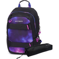 OXYBAG Studentský batoh + etue OXY Sport Galaxy