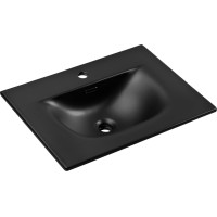 Keramické umyvadlo SKY 61 cm DP - černé matné