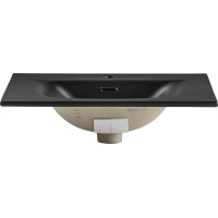 Keramické umyvadlo SKY 61 cm DP - černé matné