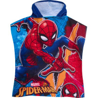 Dětská bavlněná osuška s kapucí SPIDER-MAN 55x110 cm