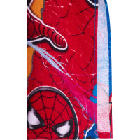 Dětská bavlněná osuška s kapucí SPIDER-MAN 55x110 cm