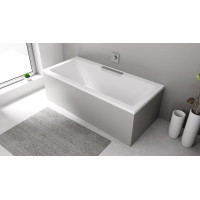 Polysan CASCATA obdélníková vana 185x85x45cm, kaskáda nerez 73836.100