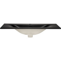 Keramické umyvadlo SKY 81 cm DP - černé matné