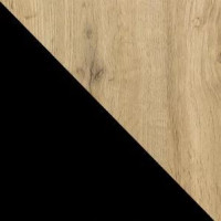 Postel s úložným prostorem LAMELO LA26 - 200x160 cm - dub wotan/černá