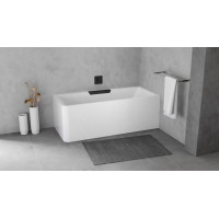 Polysan CASCATA R MONOLITH obdélníková vana 180x80x60cm, kaskáda černá 73836MR.102