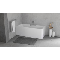 Polysan CASCATA L MONOLITH obdélníková vana 180x80x60cm, kaskáda nerez 73836ML.100