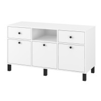 Televizní stolek ELEGANT - bílý