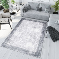 Kusový koberec VICTORIA Mersin - bílý/šedý