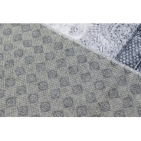 Kusový koberec VICTORIA Mersin - bílý/šedý