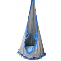 Závěsný vak LILI - modro/šedý