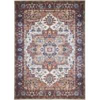 Kusový koberec FLANNEL PRINTED - Ornament - hnědý