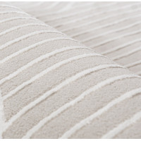 Kusový koberec ELLEN Waves - krémový/bílý