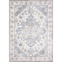 Kusový koberec FLANNEL PRINTED - Ornament - šedý/béžový