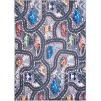 Dětský kusový koberec FLANNEL PRINTED - Auta