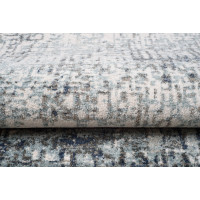 Kusový koberec RIVOLI Woven - světle béžový/modrý
