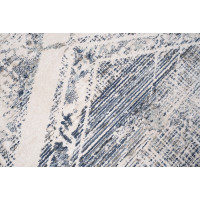 Kusový koberec RIVOLI Pattern - světle béžový/modrý