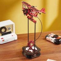 RoboTime 3D mechanická skládačka Dvojplošník s kyvadlem