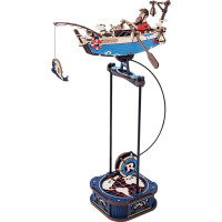 RoboTime 3D mechanická skládačka Rybářská loď s kyvadlem